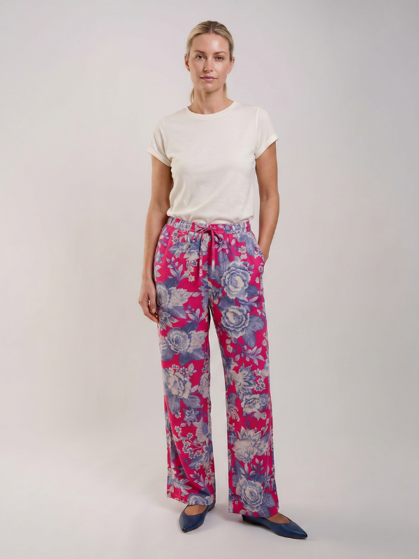 Pyjama imprimé jaune 100% viscose – Image 4