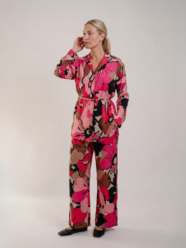 Pyjama Pétale rose- 100% viscose